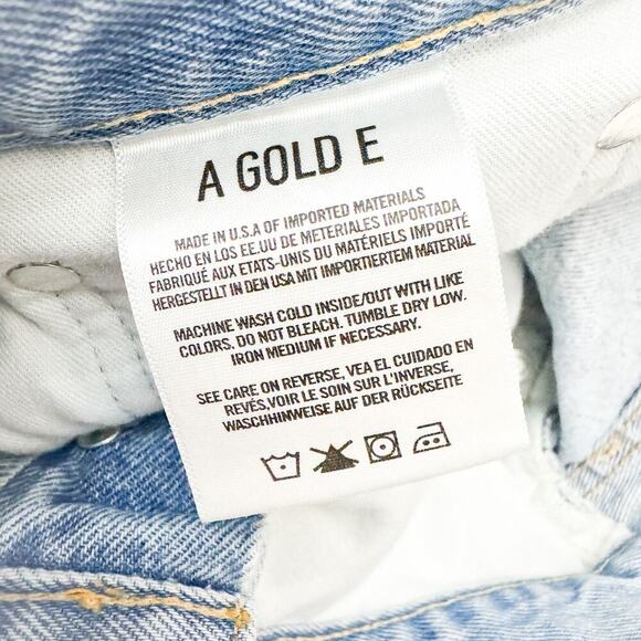 AGOLDE 90's Jean Style A069C-811 Light Wash Ripped Straight Leg Denim Size 28 - Picture 7 of 9